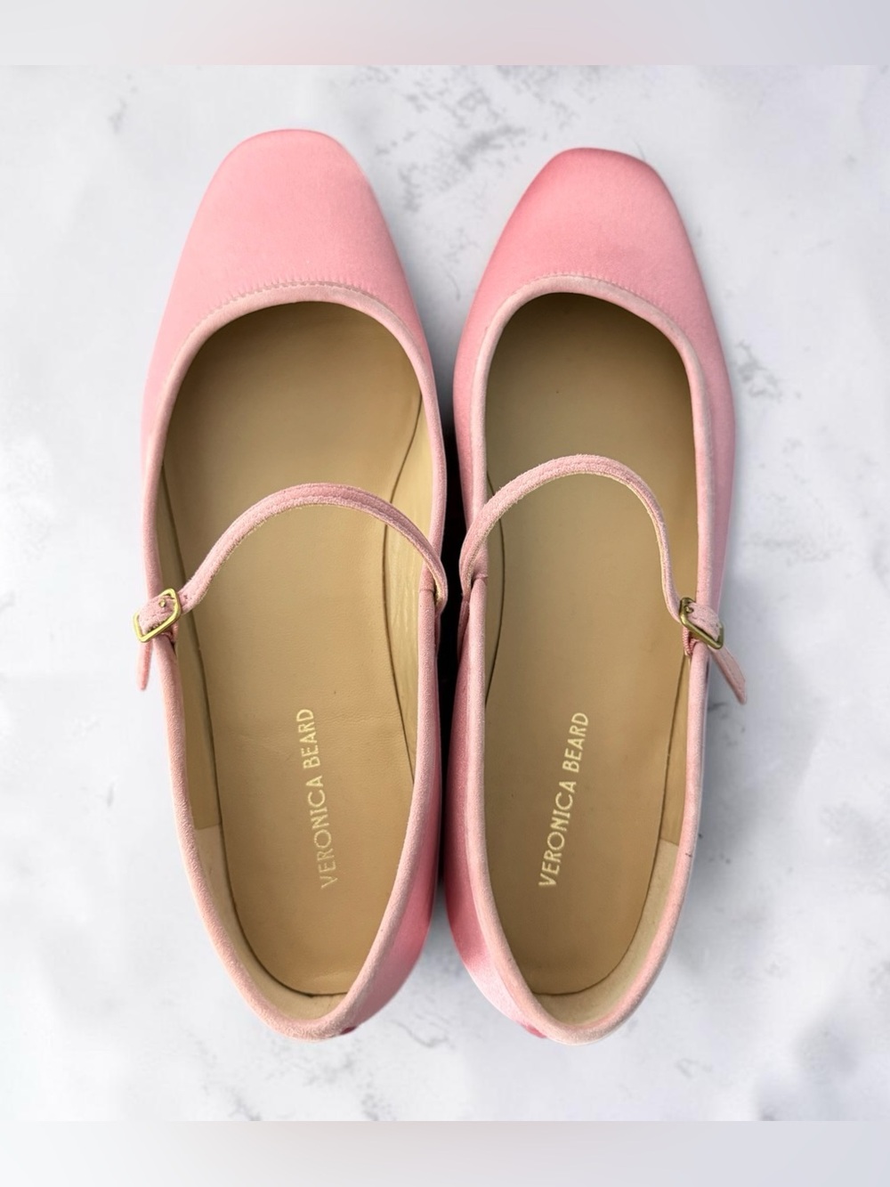 NWOT Veronica beard Ellie Satin Flat - Picture 7 of 14